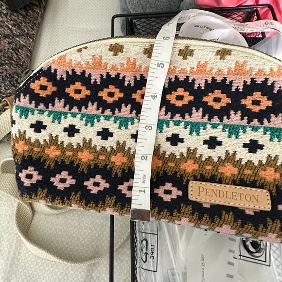 Pendleton crossbody Aztec zipper small multicolor echo cliffs - Picture 8 of 10